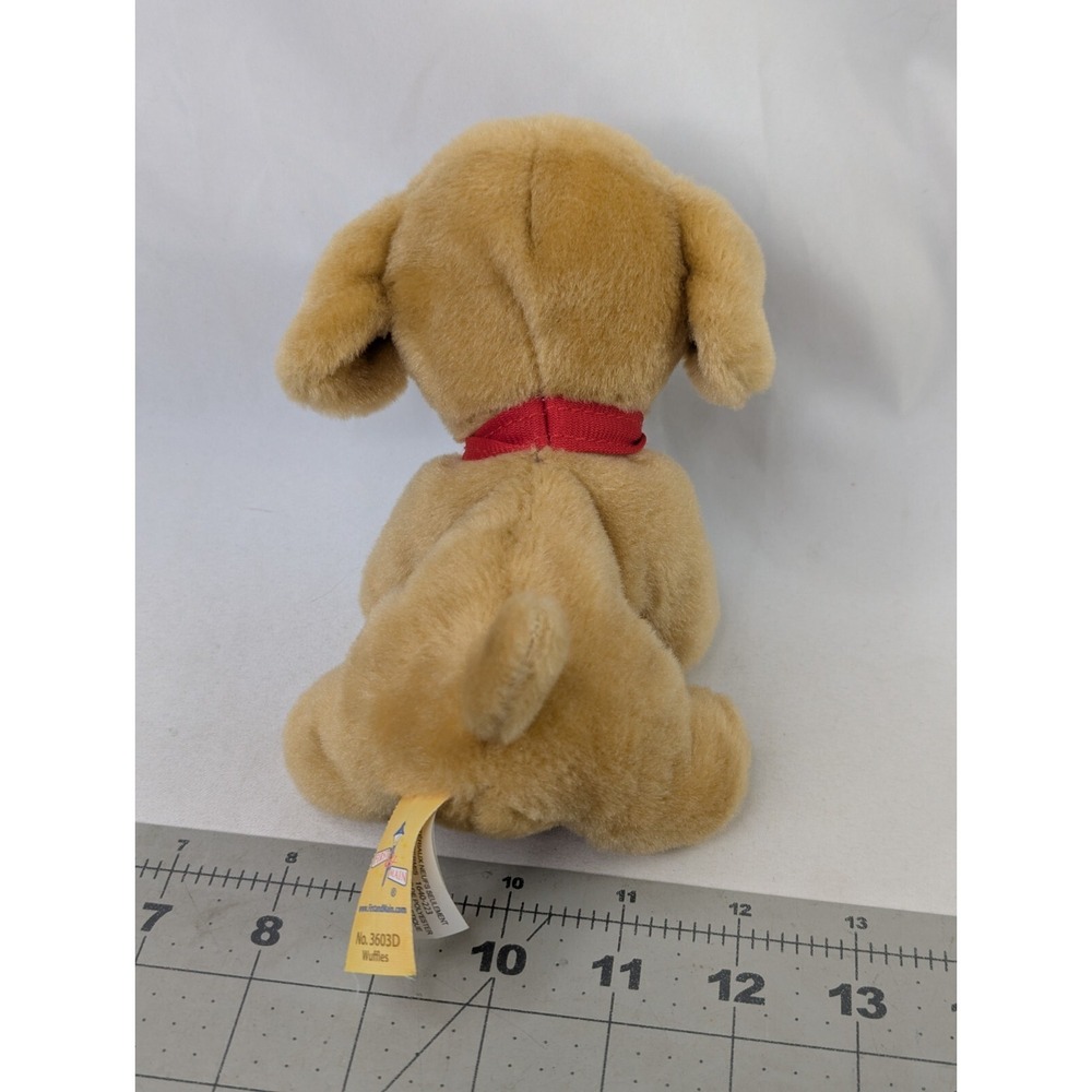 First Main Wuffles Dog Plush Puppy Brown 6 Inch 3603D Stuffed Animal Toy - Picture 6 of 9